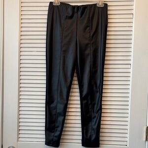 Black Faux Leather Leggings